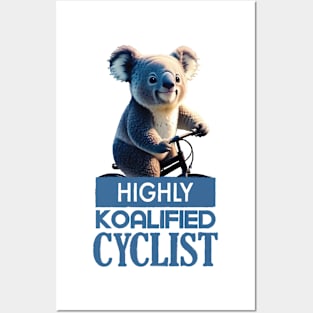 Just a Highly Koalified Cyclist Koala 5 Posters and Art